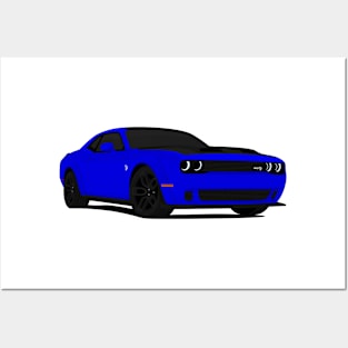 HELLCAT DARK-BLUE Posters and Art